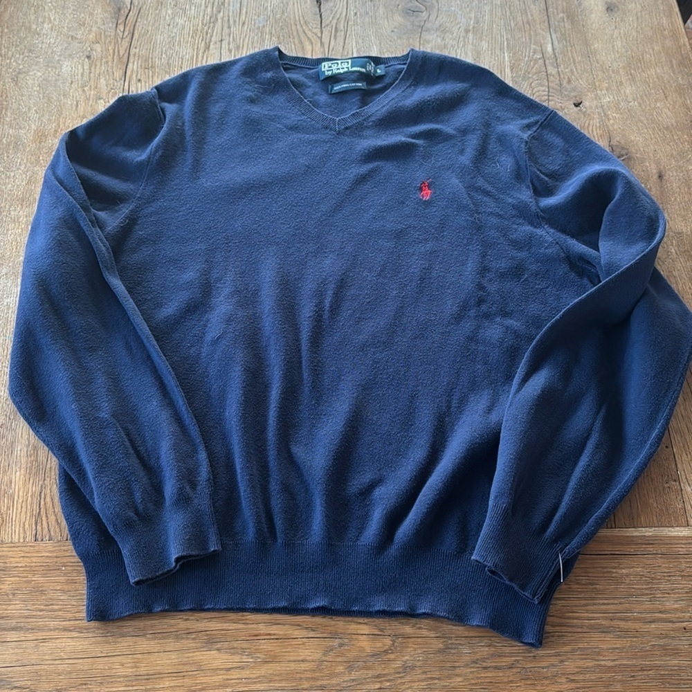 POLO RALPH LAUREN PIMA COTTON V NECK